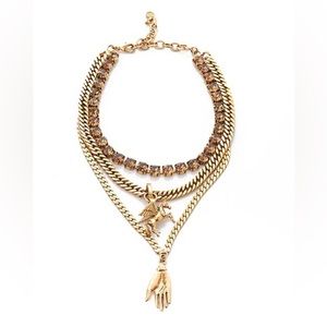 DYLANEX Gilded Phoenix multi strand necklace
